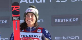 Brignone vince super G Val di Fassa, Curtoni 4^