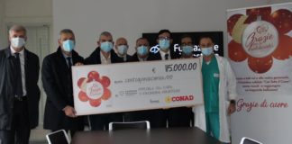 Conad Nord Ovest, 115 mila euro a ospedale Fondazione Monasterio