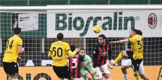 Milan pari a San Siro con l’Udinese, vincono Atalanta e Roma