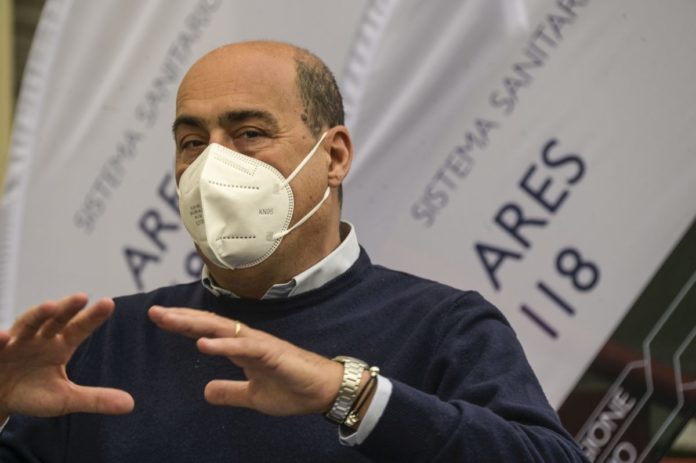 NICOLA ZINGARETTI REGIONE LAZIO