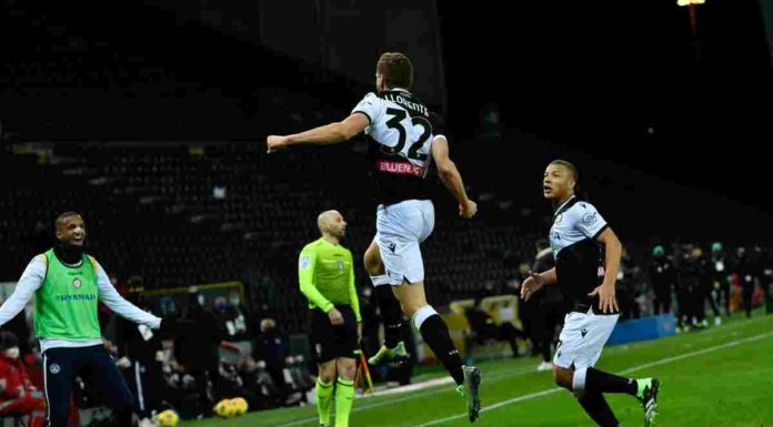 Llorente e Pereyra a segno, l’Udinese batte il Sassuolo 2-0