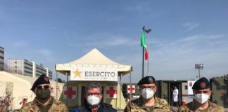 Calabria, Spirlì al presidio vaccinale della difesa di Cosenza
