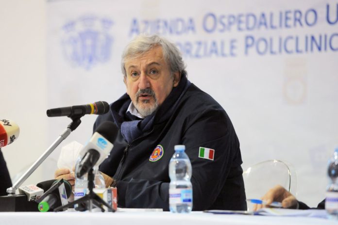 CONFERENZA STAMPA PER LA CONSEGNA DEL COVID HOSPITAL ALLA FIERA DEL LEVANTE