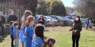 Roma, visita al parchetto di via Fadda di Raggi e Fiorini