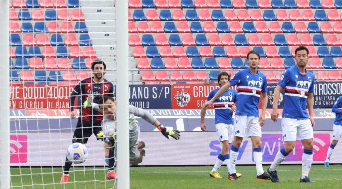 Bologna batte Sampdoria 3-1, altri tre passi verso la salvezza
