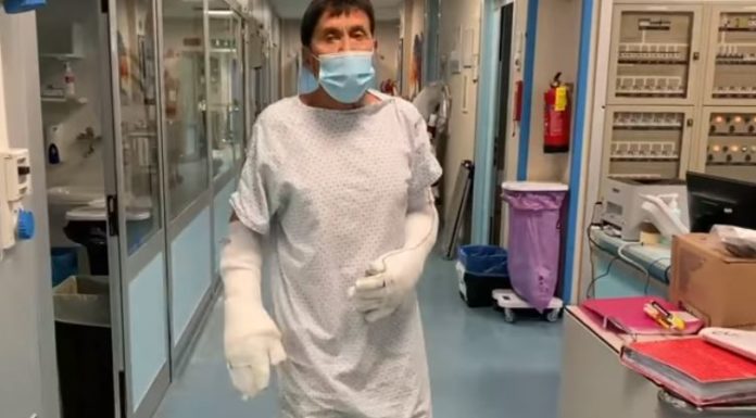 Morandi, primi passi in ospedale dopo l’incidente “Sono stato fortunato”