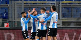 Doppio Mertens, il Napoli vince 2-0 contro la Roma