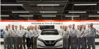 Produzione Nissan Leaf in Europa supera quella della Bluebird