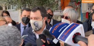 Salvini “Lavoriamo con Draghi per riaprire dopo Pasqua”