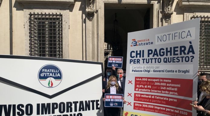 Governo, Meloni “Non c’è discontinuità, Dl Sostegni un pannicello caldo”