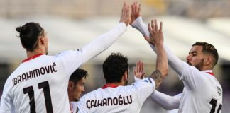 Milan in rimonta a Firenze: battuti i viola 3-2