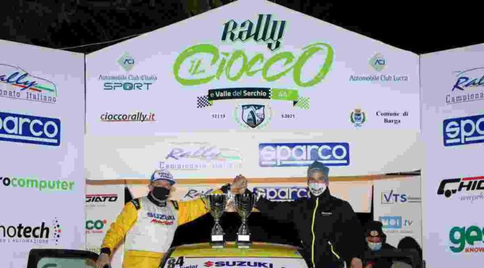 Suzuki Rally Cup, Goldoni e Macori vincono al Ciocco