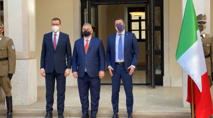 Salvini incontra premier Ungheria e Polonia per “Rinascimento europeo”