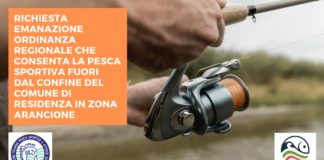 Fipsas chiede ordinanza regionale pesca fuori Comune in zona arancione
