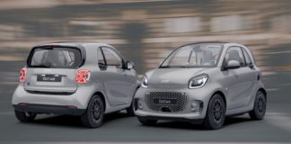 Nuove smart Eq fortwo e forfour Racingrey