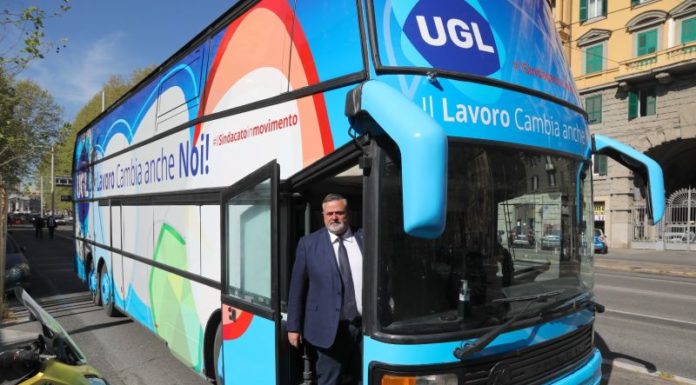 Lavoro, tour dell’Ugl in Italia per celebrare il Primo maggio
