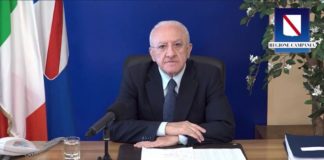 De Luca a Draghi “Perchè 210mila vaccini in meno ai campani?”