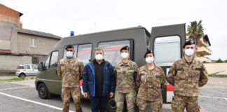 Vaccino, arrivato in Calabria il team sanitario dell’Esercito