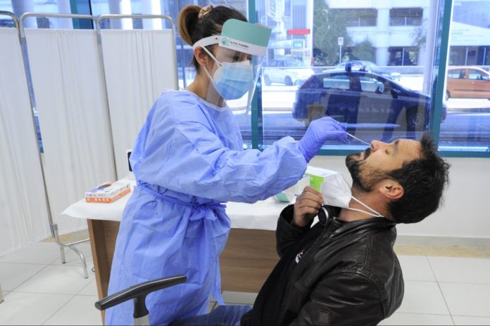 AEROPORTO DI BARI ALLESTITA AREA PER TAMPONI RAPIDI COVID -19