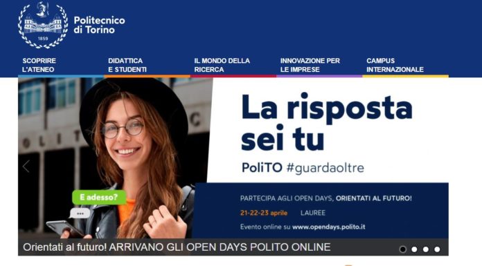 Il Politecnico di Torino apre le porte ai futuri studenti