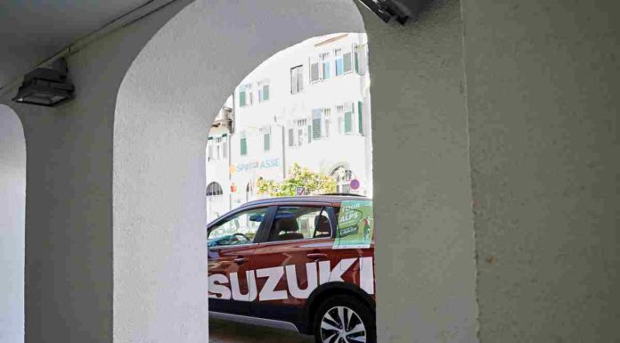Suzuki official car del Tour of the Alps 2021
