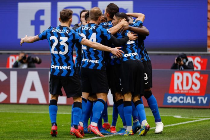 Italian football Serie A match Inter - FC Internazionale vs US Sassuolo