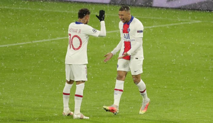UEFA Champions League football match Bayern Munich vs Paris Saint-Germain