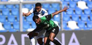 Berardi risponde a Gosens, è 1-1 fra Sassuolo e Atalanta