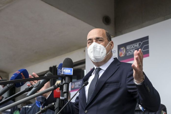 NICOLA ZINGARETTI REGIONE LAZIO