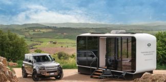 Land Rover presenta Defender Eco Home, casa mobile per vacanze speciali