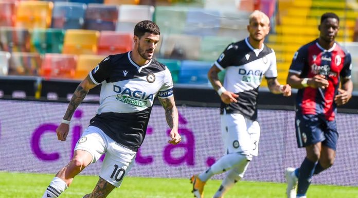 Orsolini risponde a De Paul, Udinese-Bologna finisce 1-1