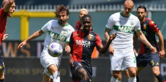Sassuolo prosegue il sogno Europa, 2-1 in casa Genoa