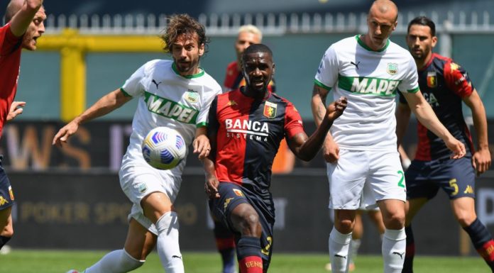 Sassuolo prosegue il sogno Europa, 2-1 in casa Genoa