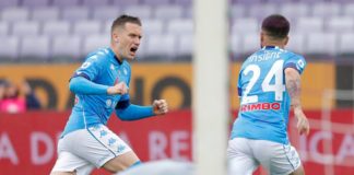 Il Napoli vince 2-0 a Firenze, Champions più vicina