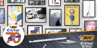 La penna BIC Cristal compie 70 anni e punta sulla sostenibilità
