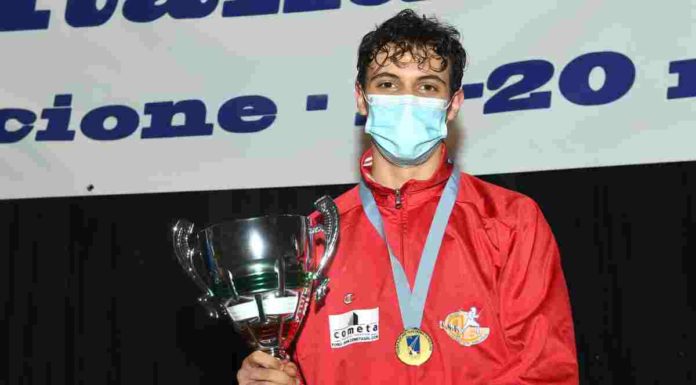 Assoluti Cadetti, Cortini campione nella spada under 17