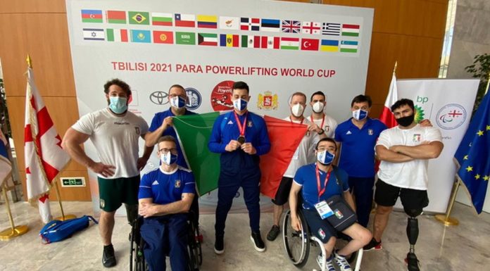 L’azzurro Telesca d’oro alla ParaPowerlifting di Tbilisi