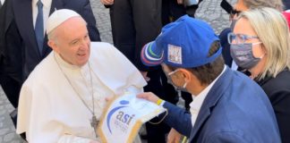 Asi in visita dal Papa con Run for Sla