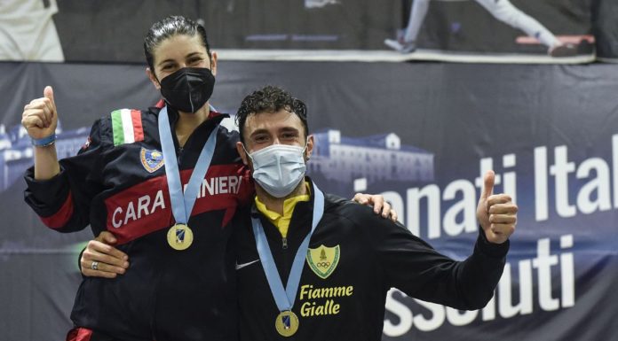 Samele e Gregorio campioni italiani di sciabola