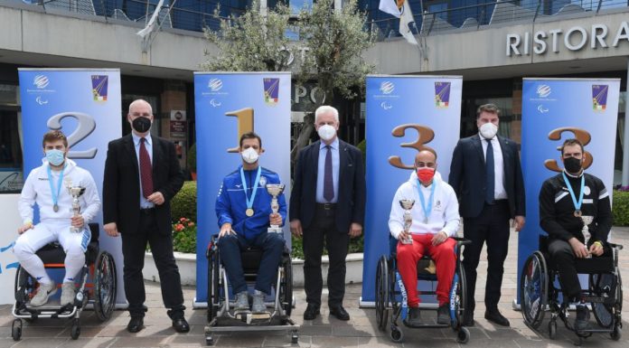 Titoli fioretto paralimpico a Betti, Cima, Russo, Mogos e Biagini
