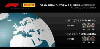 Pirelli opta per mescole diverse per doppio Gp in Austria