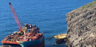 Vicino il recupero della nave Dry Blue a Sant’Antioco
