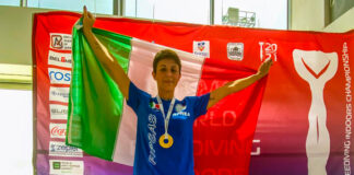 Mondiale apnea indoor: oro e record per Francone nella dinamica con pinne