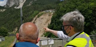 Veneto, fatta espoldere la frana della Busa del Cristo