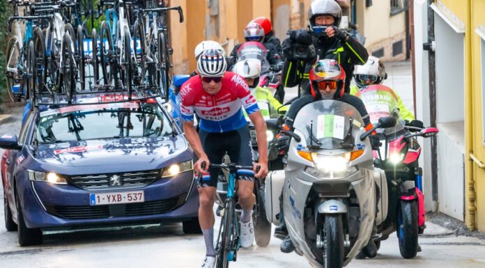 Show Van der Poel al Tour, tappa e maglia gialla