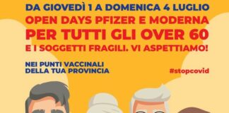 Vaccino, tornano gli ‘open days’ con Pfizer e Moderna per fragili e over 60