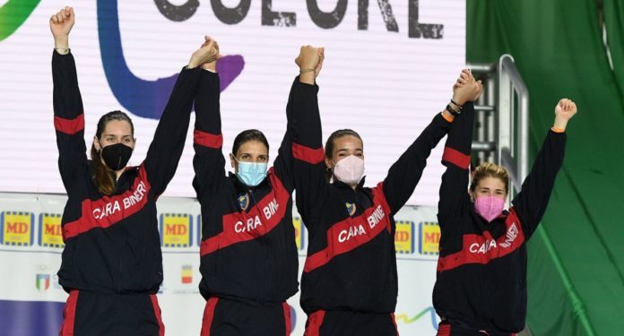 Premiazione fioretto femminile