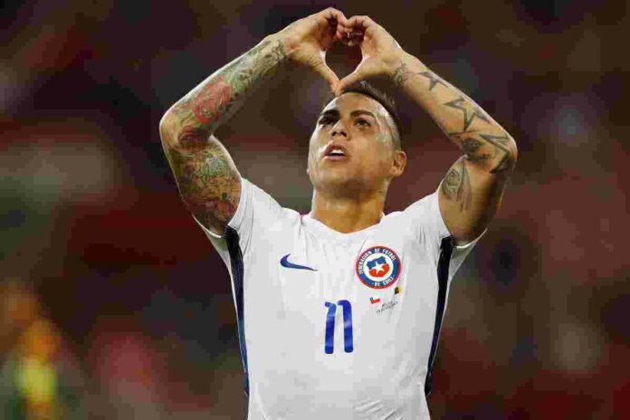 18 JUNE Moscow FIFA Confederations Cup Russia 2017 match between Cameron Chile VARGAS Eduardo Chil