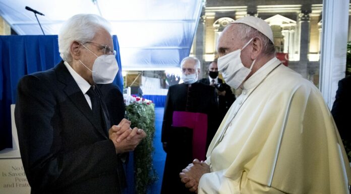 Mattarella “Per il Papa affettuoso pensiero da tutti gli italiani”