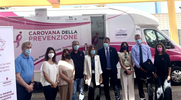Tumori del seno, parte da Roma la “Carovana della Prevenzione”